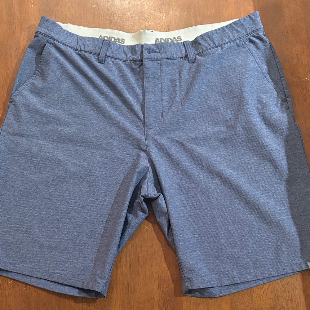 adidas Men’s Heather Blue Golf Performance Shorts